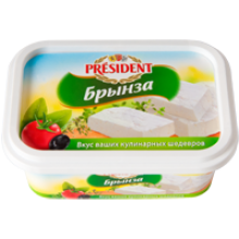 Свежие сыры Брынза President - фото Свежие сыры Брынза President
