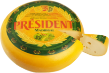 Твердый сыр Мадригал President - фото Твердый сыр Мадригал President