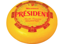 Твёрдый сыр Мааздам President - фото Твёрдый сыр Мааздам President